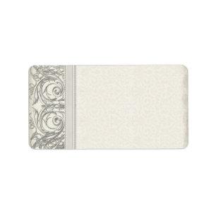 Zilveren look werveling hart elegant bruiloft adre etiket