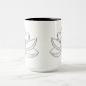 Zilveren Lotus Mok (Midden)