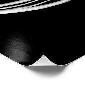 Zilveren Lotus  Perfect Poster (Hoek)