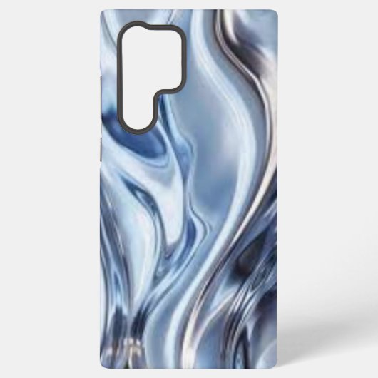 Zilveren Luxe Samsung Galaxy Hoesje (Achterkant)
