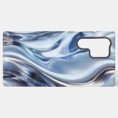 Zilveren Luxe Samsung Galaxy Hoesje (Achterkant horizontaal)