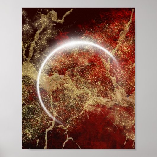 Zilveren Maan Poster (Voorkant)