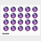 Zilveren Maan Wensen Zoete Dromen / Stickers (Vel)