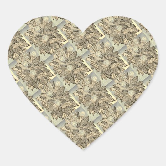 Zilveren Mand zonder Handvat Hart Sticker (Voorkant)