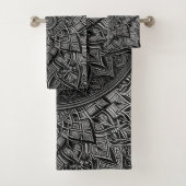 Zilveren Mandala Handdoek Set (Insitu)