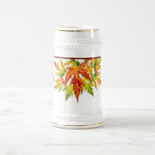 Zilveren Maple op een Stein Bierpul (Center)