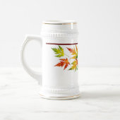 Zilveren Maple op een Stein Bierpul (Links)