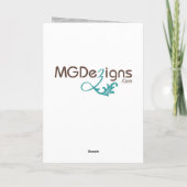 zilveren marine sneeuwvlokken winter bruiloft dank bedankkaart (Achterkant)