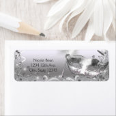 Zilveren Masker Elegante Bal Verjaardagsfeestje Etiket (Insitu)