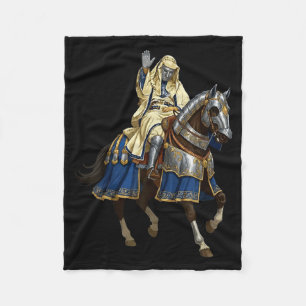 Zilveren Masker Koning Baldwin Iv Gouden Masker Mi Fleece Deken