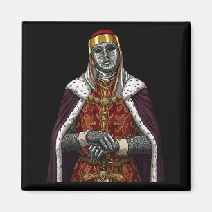 Zilveren Masker Koning Baldwin Iv Gouden Masker Mi Magneet