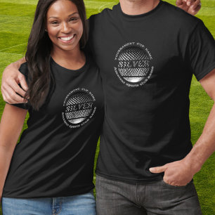 Zilveren medaille, 2e plaats winnaar t-shirt