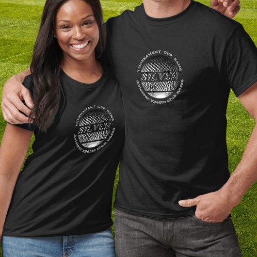 Zilveren medaille, 2e plaats winnaar t-shirt