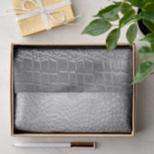 Zilveren Metaal Slangenhuid Glans Tissuepapier (Geschenk)