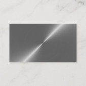 Zilveren Metalen Effect Gratis Drankkaart Informatiekaartje (Achterkant)