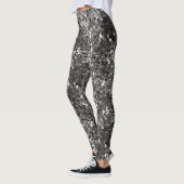 Zilveren Metallic Sequin Leggings (Links)
