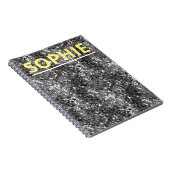 Zilveren Metallic Sequin Notitieboek (Rechterzijde)