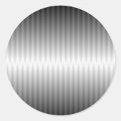 Zilveren metallic streep Pattern Sticker (Voorkant)