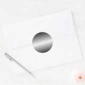Zilveren metallic streep Pattern Sticker (Envelop)