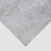 Zilveren metallic textuur rustieke shimmer stijlvo tissuepapier (Detail)