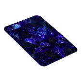 Zilveren Midnight Blooms Magneet (Rechterzijde)