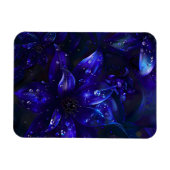Zilveren Midnight Blooms Magneet (Horizontaal)