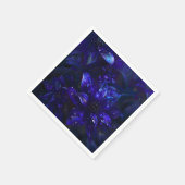 Zilveren Midnight Blooms Servet (Hoek)