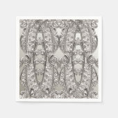 Zilveren moderne servetten (Voorkant)