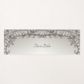 Zilveren  moderne yogamat (Voorkant (horizontaal))