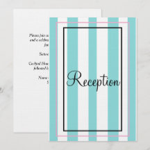 Zilveren Monogram Blauw Wit Roze Strepen Ontvangst