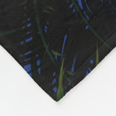 zilveren nacht fleece deken (Hoek)