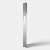 Zilveren nepglitter glansrijk Bling gepersonalisee Case-Mate iPhone Case (Achterkant / Rechts)