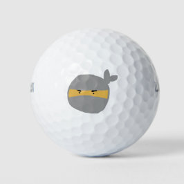 Zilveren ninja golfbal golfballen