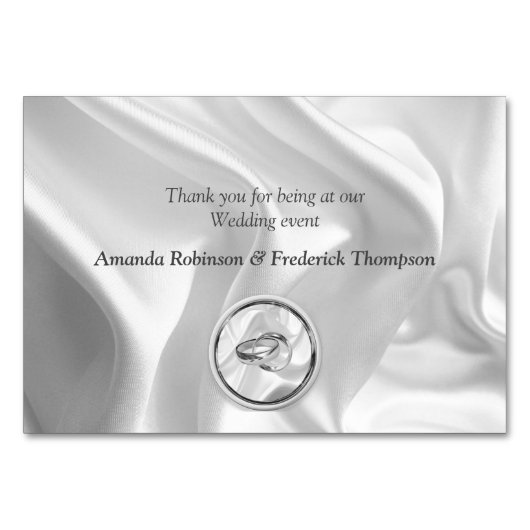 Zilveren of gouden Abstracte bloemen op zijde - Zi Kaart (Achterkant)