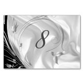 Zilveren of gouden Abstracte bloemen op zijde - Zi Kaart (Voorkant)