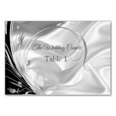 Zilveren of gouden Abstracte bloemen op zijde - Zi Kaart (Voorkant)