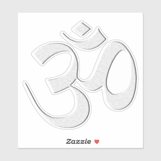 Zilveren Om Sticker (Vel)