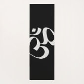Zilveren Om  Yogamat (Achterkant)