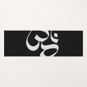 Zilveren Om  Yogamat (Voorkant (horizontaal))