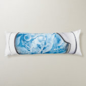 zilveren omhulde wasmachine, geanimeerd lichaamskussen (Achterkant)