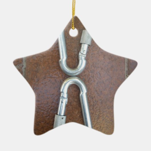 Zilveren oneindigheid keramisch ornament (Voorkant)