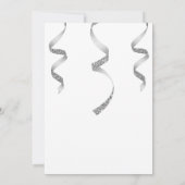 Zilveren op hoog niveau en champagne, dag van de g kaart (Achterkant)