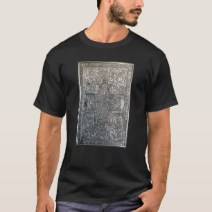 zilveren orthodoxe decoratie voor religieuze boeke t-shirt