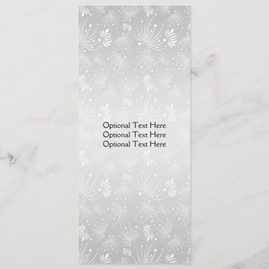 Zilveren Paarse Edelstenen Lintjes Ster Barst Menu (Achterkant)