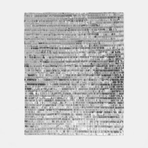 Zilveren pailletten, glamour naadloze achtergrond. fleece deken