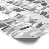 Zilveren pailletten, glamour naadloze achtergrond. poster (Hoek)