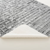 Zilveren pailletten, glamour naadloze achtergrond. sherpa deken (3/4)