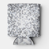 Zilveren pailletten: Glinsterende Mozaïek Achtergr Blikjeskoeler (Voorkant)