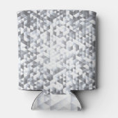 Zilveren pailletten: Glinsterende Mozaïek Achtergr Blikjeskoeler (Achterkant)