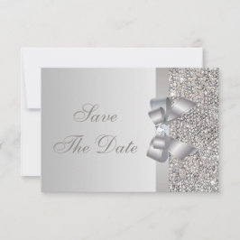 Zilveren Pailletten, Strik & Diamant Save the Date